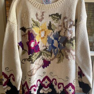 Vintage hand-knit sweater